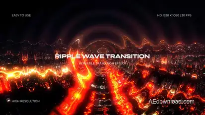 Ripple Wave Transition Elements template preview