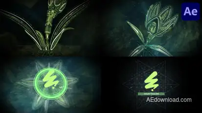 Rise High Tech Logo for After Effects Logo Stings template preview