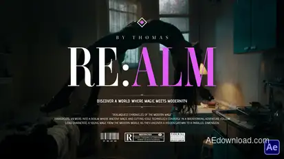 Riso Cinematic Titles Titles template preview