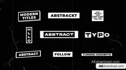 RJB Titles | After Effects Titles template preview