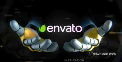 Robot Arm Logo Revealer Openers template preview