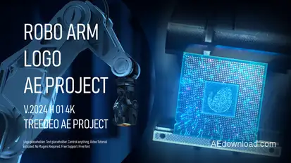 Robot Logo Reveal Logo Stings template preview