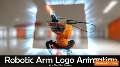 Robotic Arm Logo Animation Logo Stings template preview