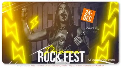 Rock Fest Promo Product Promo template preview
