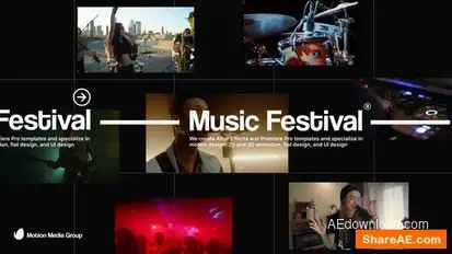 Rock Festival Promo Openers template preview