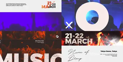 Rock Music Promo 1 Openers template preview