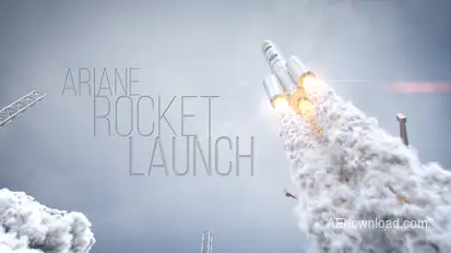 Rocket Launch Elements template preview