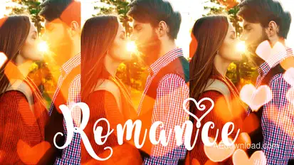 Valentine Romantic Slideshow Openers template preview