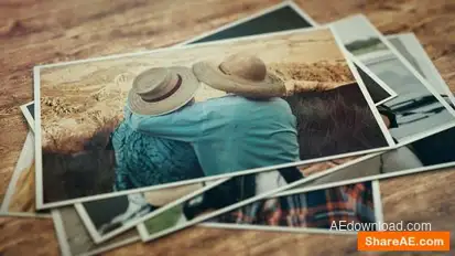 Romantic Photo Slideshow Openers template preview