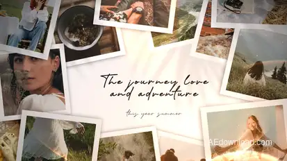 Romantic Photo Slideshow Openers template preview