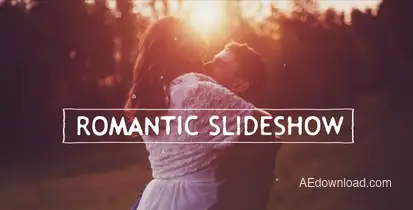Romantic Slideshow Video Displays template preview
