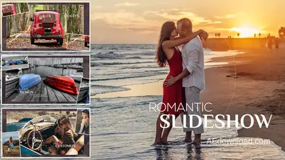 Romantic Slideshow broadcast-packages template preview