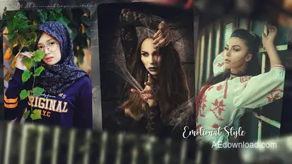 Romantic Slideshow Video Displays template preview