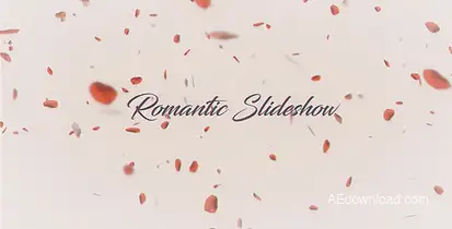 Romantic Slideshow Video Displays template preview