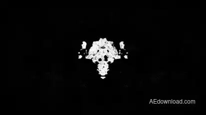 Rorschach Ink Blots - Horror Logo Reveal Logo Stings template preview