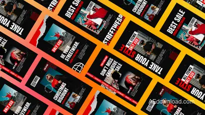 Rustic Christmas Fashion Instagram Reel Product Promo template preview