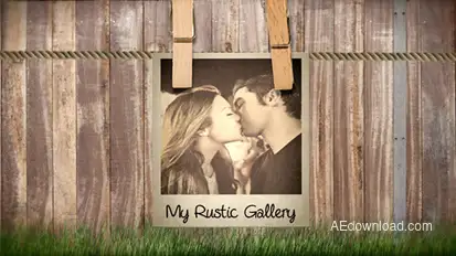 Rustic Gallery Video Displays template preview