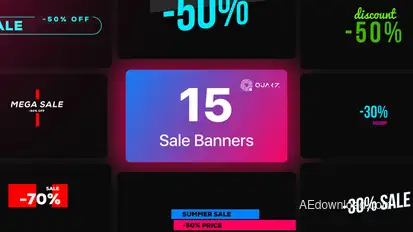 Sale Banners Vol. 01 Titles template preview