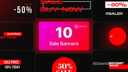 Sale Banners Vol. 02 Titles template preview