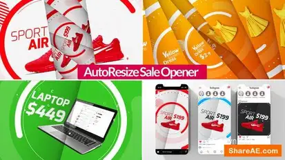 Sale Opener Openers template preview