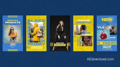 Sale Reels broadcast-packages template preview