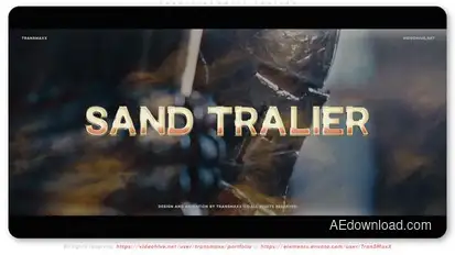 Sand Cinematic Trailer Openers template preview