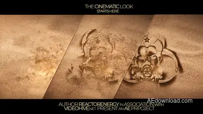 Sand Logo Opener Logo Stings template preview