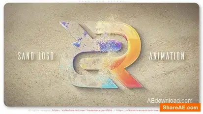 Sand Logo Reveal Logo Stings template preview