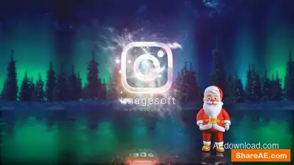 Santa Magic Logo Logo Stings template preview