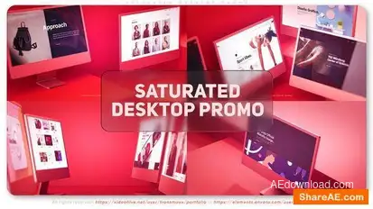 Saturated Desktop Promo Openers template preview