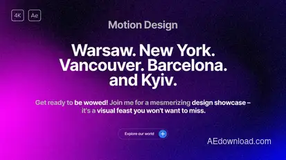 Savage Typography Titles template preview