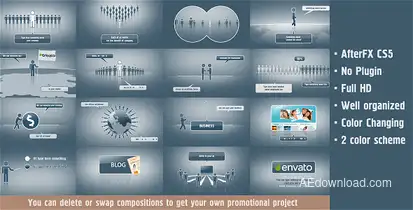 Scenes for Promotion Openers template preview