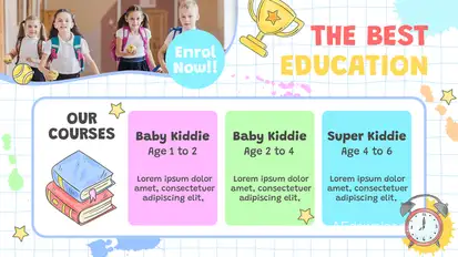 School Admission Promo Openers template preview