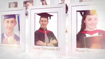 School Generation Video Displays template preview