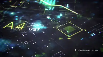 Sci-fi Futuristic HUD Logo Reveal Logo Stings template preview