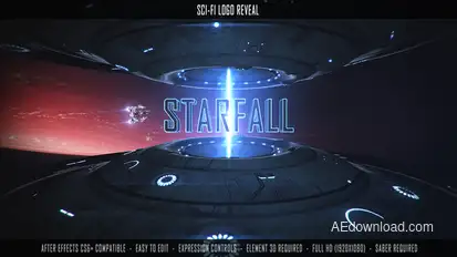 Sci-Fi Logo Reveal Logo Stings template preview