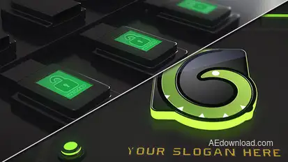 Sci-Fi Logo Reveal Logo Stings template preview