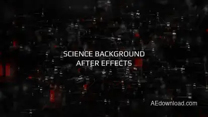 Science Background After Effects Elements template preview