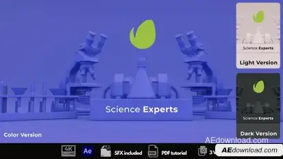 Science Experts Logo Stings template preview