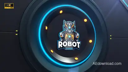 SciFi Gate Logo Transition Elements template preview