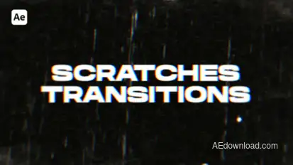 Scratches Transitions Elements template preview