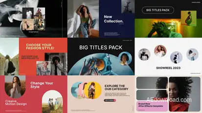Screens Big Titles 02 Titles template preview