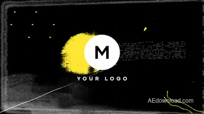 Scribble Grunge Distortion Logo Logo Stings template preview