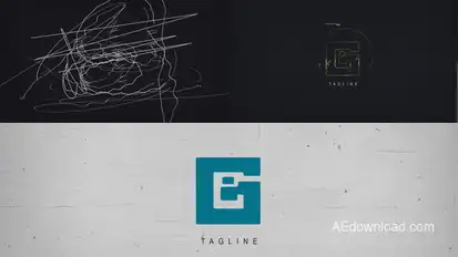 Scribble Logo Bumper Logo Stings template preview