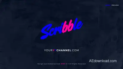 Youtube intro - Scribble Logo Openers Logo Stings template preview