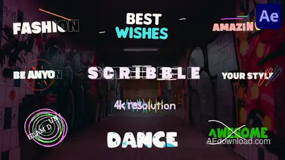 Scribble Titles | After Effects Titles template preview
