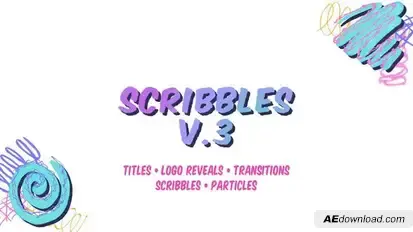 Scribbles v3 - Hand Drawn Pack Titles template preview
