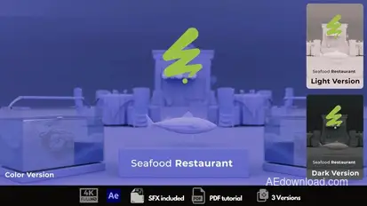 Seafood Restaurant Promo Openers template preview