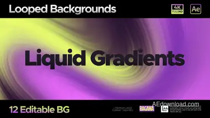 Seamless Liquid Backgrounds Elements template preview