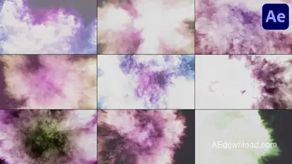 Seamless Smoke Transitions for After Effects Elements template preview